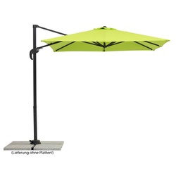 Schneider Schirme Ampelschirm Rhodos Junior 230 x cm Polyester Grün Hellgrün