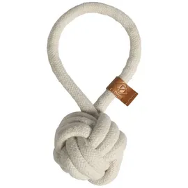 D&D Hundespielzeug Harper Ball mit Schlaufe beige, Maße: 18,5 cm / Ø 10 mm