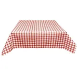 JEMIDI Tischdecke Stofftischdecke Biertische 90x240cm Bierbanktischdecke Bierzelt rot 90,00 cm x 240,00 cm x 10,00 mm