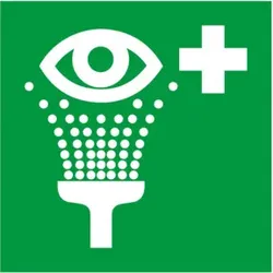 Gramm Medical Symbol Augenspüleinrichtung, Kunststoff, 150 x 150 mm