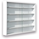 Interlink Inter Link Sammlervitrine Gewürzschrank Hängevitrine Wandregal Collecty - Weiss