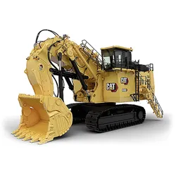 CAT 6060FS Großhydraulikbagger mit Ladeschaufel Modell von DieCast Masters 1:87