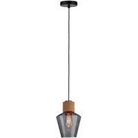 Paulmann Edla 1-flg. E27 20W 30 cm rund Schwarz/Kork