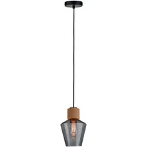 Paulmann Edla 1-flg. E27 20W 30 cm rund Schwarz/Kork