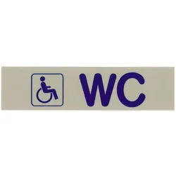 Contacto Schild BEHINDERTEN WC (Symbol)