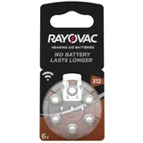 VARTA Hörgerätebatterie TYP 312, 6er Blister Batterie