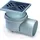 Kessel Practicus Bodenablauf DN 100 Rost Schwarz