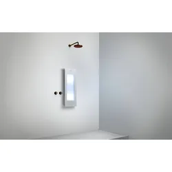 Sunshower Round Line Plus S Aufputz Infrarot und UV-Licht White