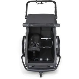 Croozer Yuuna Kinderanhänger grau