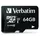 Verbatim microSDXC Pro 64GB Class 10 UHS-I U3 + SD-Adapter