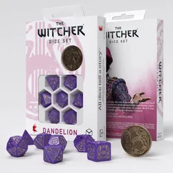 Witcher Serie mit Münze - Dandelion - Viscount de Lettenhove