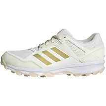 adidas Damen Fabela Rise Hockey-Schuhe, Off White/Gold met./Crystal Sand, 44 EU