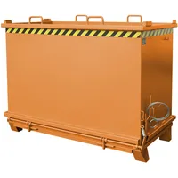 Bauer Südlohn Klappbodenbehälter SB 2000, lackiert, Gelborange