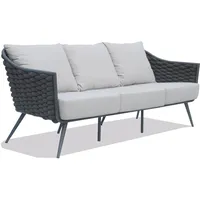 Loungesofa LANZAROTE Gartensofa Couch - Grau