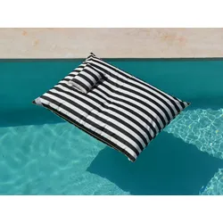 chillisy Pool Sitzsack LE CLUB Schwarz/Weiß