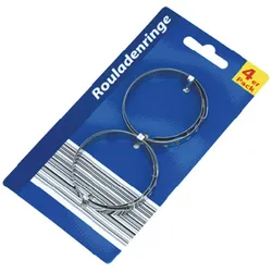 Global Partner Rouladenringe Rouladenformer Edelstahl 4er Pack Fleischringe Bratenringe Küchenhelfer für Fleisch und Braten