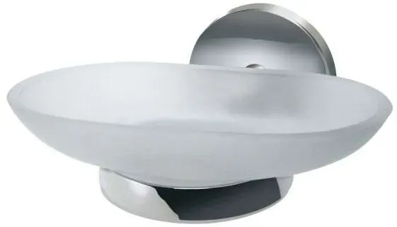 Fackelmann Vision Ablageschale Glas, Chrom glänzend - Badmöbel