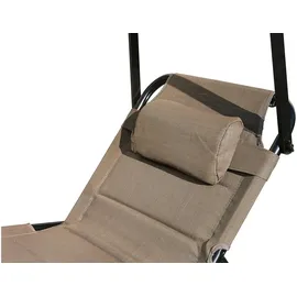 Lex XXL Sonnenliege 200 x 70 x 45 cm Taupe