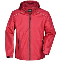 James & Nicholson Regenjacke red/black,