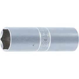 BGS Zündkerzen-Einsatz Sechskant dünnwandig Antrieb Innenvierkant 12,5 mm (1/2") SW 16 mm