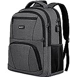 Rucksack Herren für Schule Laptop Rucksack 15,6 Zoll, Schulrucksack Jungen Teenager wasserdichte mit USB-Ladeanschluss Tablet für Universität, Reisen, Arbeit Rucksack