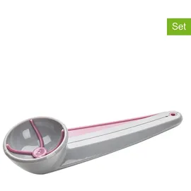 Zenker 2er-Set: Makronator "SwSen" in Grau - (L)16 x Ø 5 cm