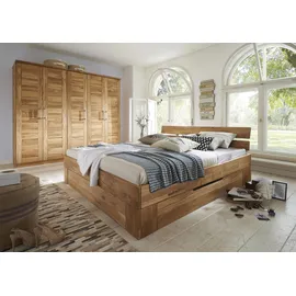 Home Affaire »Tommy, Futonbett, aus Massive FSC-zertifizierte Wildeiche, Futon Stil« hohe Belastbarkeit: 200kg je Seite, Massivholz Scandi Design, Robust, stabil, In unterschiedlichen Breiten