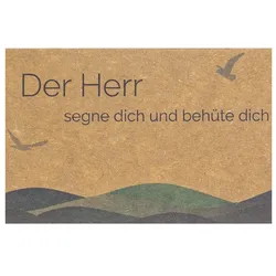 Home Fashion®, Platzkarte "Segen", Platzkarte für die Tischdekoration, zum Beschreiben, 10 Stück pro Pack