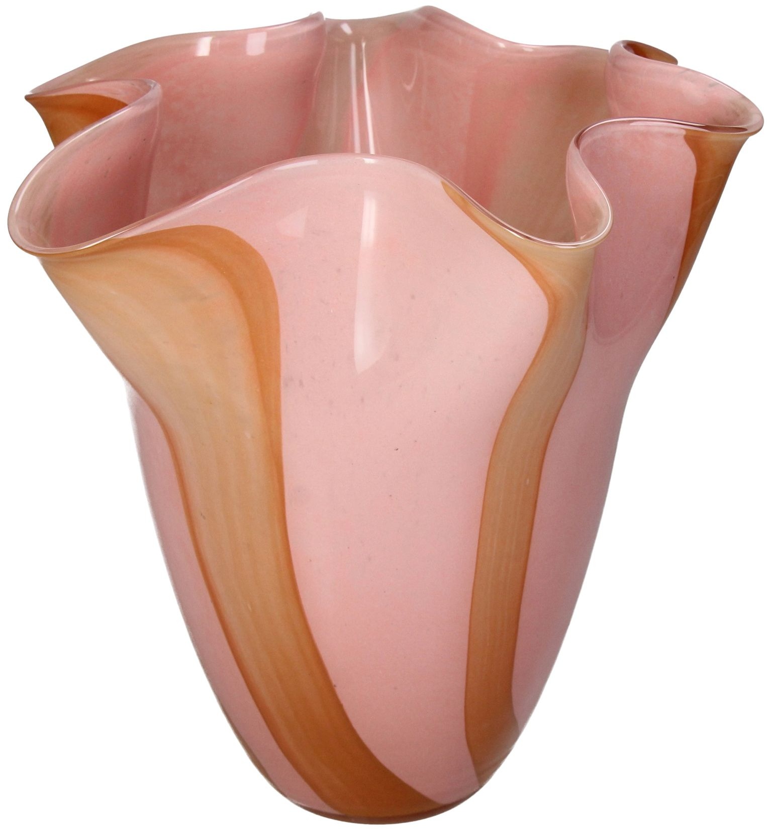 Vase HAYLEY pfirsich (BHT 21x24,50x21 cm) - orange