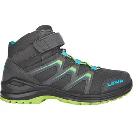 Lowa Maddox GTX Mid Kinder graphit/limone 31