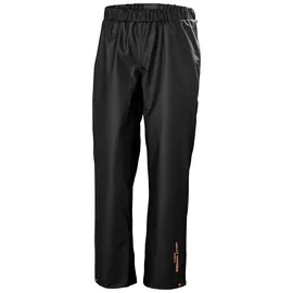 hh workwear Helly Hansen Regenhose für Damen, wasserdichte Hose für Arbeit, Golf, Angeln, 990 Schwarz,