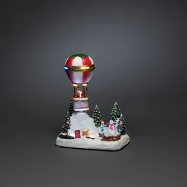 Konstsmide Weihnachtsbeleuchtung LED Heissluftballon mit Musik