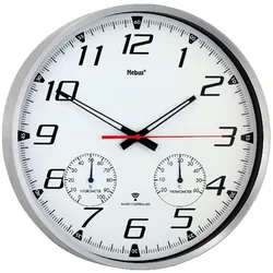 Mebus Funk-Wanduhr Metall