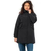 Jack Wolfskin Damen Talforst W Parka, Schwarz, L EU