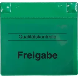 Magnetisches Kennzeichnungs-Pad Freigabe, grün, Kunststoff, 230x220x35mm, 5/VE
