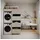 Selsey Waschmaschinenunterschrank 67,5 x 200 x 66 cm Kaschmirgrau