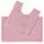Homescapes 2-tlg. Badgarnitur rosa, Aus 100% Baumwolle & Homescapes
