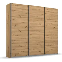 Rauch Schwebetürenschrank RAUCH "Kleiderschrank Schrank Garderobe Wäscheschrank Ankleide OTELI", braun (eiche artisan), B:203cm H:229cm T:68cm, Holzwerkstoff, Schränke, Schwebetürenschrank, in verschiedenen Dekor- und Hochglanzfarben