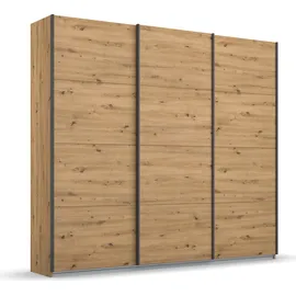 Rauch Schwebetürenschrank RAUCH "Kleiderschrank Schrank Garderobe Wäscheschrank Ankleide OTELI", braun (eiche artisan), B:203cm H:229cm T:68cm, Holzwerkstoff, Schränke, Schwebetürenschrank, in verschiedenen Dekor- und Hochglanzfarben
