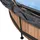 EXIT TOYS Wood Pool 300 x 76 cm inkl. Filterpumpe und Sonnensegel