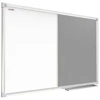 ALLboards Whiteboard-Pinnwand 60,0 x 40,0 cm Textil weiß