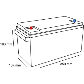 Universal Power UPC12-80 80Ah 12V