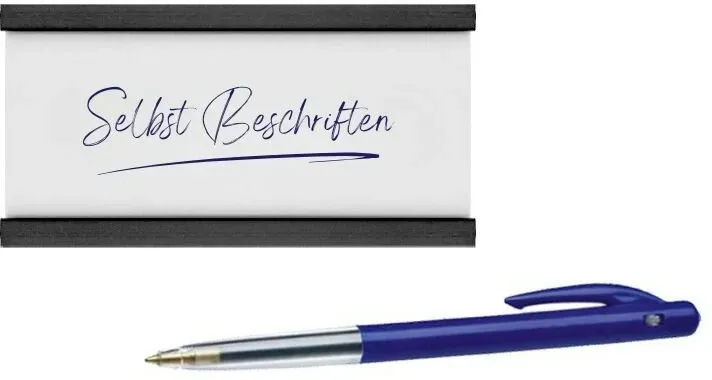 CombiCraft Magnetische Etikettenhalter 50x25 mm- Set von 5 für Effiziente Organisation