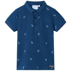 Kinder-Poloshirt Dunkelblau 116