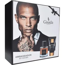 Gisada Ambassador Men Eau de Parfum 50 ml + Shower Gel 100 ml Geschenkset