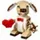 LEGO Classic Valentinstag Hund mit Herz 40201