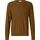 s.Oliver Strickpullover mit Flammgarnstruktur und Rollkante Braun M