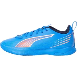 Puma Ultra 6 Play Hallenschuhe Kinder Ultra Blau / Weiß / Leuchtend Rot 37