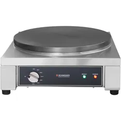 Schneider - Crepes-Eisen, elektrisch, 1 gusseiserne Platte 40 cm