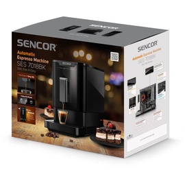 Sencor SES 7018BK Kaffeemaschine Vollautomatisch Espressomaschine 1,1 l